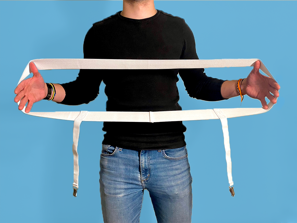 How to keep mattress topper from sliding at college?