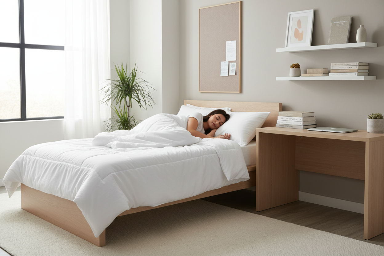Why a Clean Dorm Room Makes College Students Sleep Better