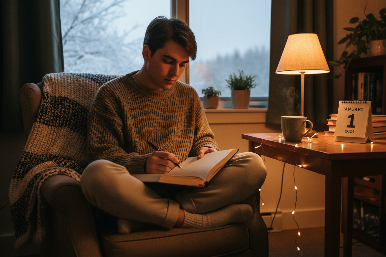 What College Students Want to Change Most About Their Lives in January