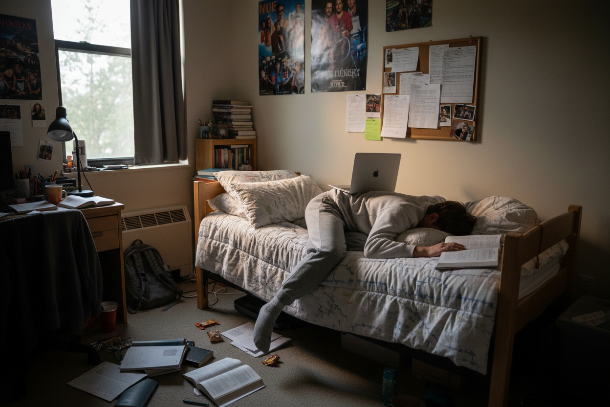 If You’re Always Tired in College, It’s Probably Not Laziness